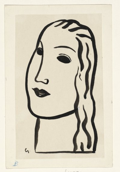 kadının kafası by Leo Gestel (signed by artist)