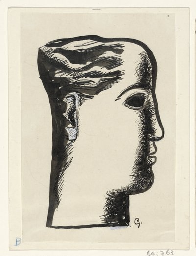 kadının kafası by Leo Gestel (signed by artist)