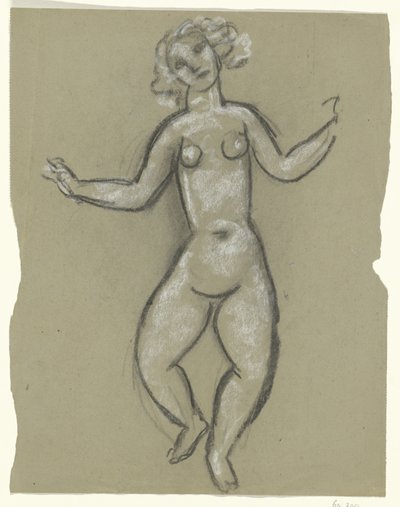 dans eden kadın çıplak by Leo Gestel
