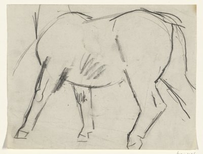 Bir atın gövdesi by Leo Gestel