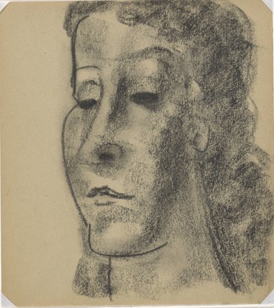 Dörtte üçü solda bir kadının portresi by Leo Gestel