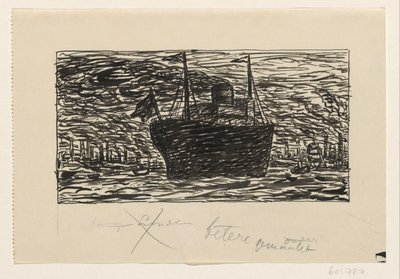 Gemi Londra limanına girdi by Leo Gestel