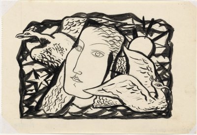 Paul Fierens'in 'L'art Hollandais contemporain' kitabı için Venus Vignette by Leo Gestel