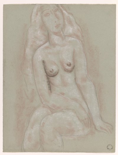 Oturan Kadın Çıplak by Leo Gestel
