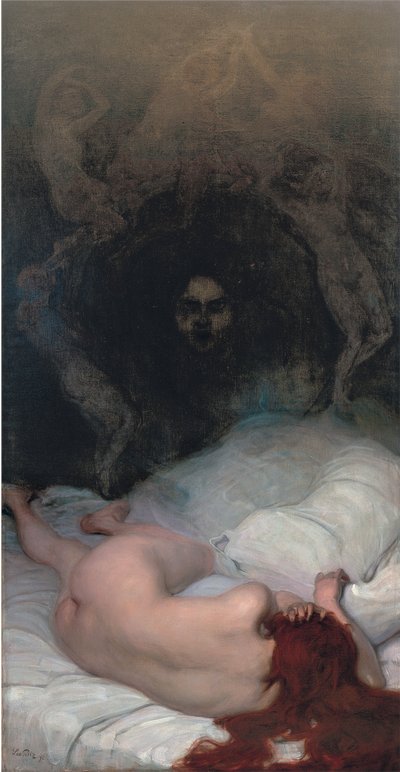 Vanity par Putz, Leo (1869-1940). Tuval üzerine yağlı boya, ebat : 220x115 by Leo Putz