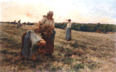 Gün Batımında Toplayıcılar, 1889 by Leon Augustin Lhermitte