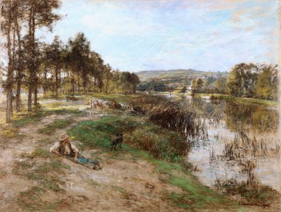 Marne Kıyılarında, 1904 by Leon Augustin Lhermitte
