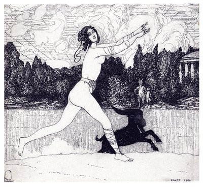 Bir destek t Vision Magajine Zo ve 1906 tablosu. 4, 1906 by Leon Bakst