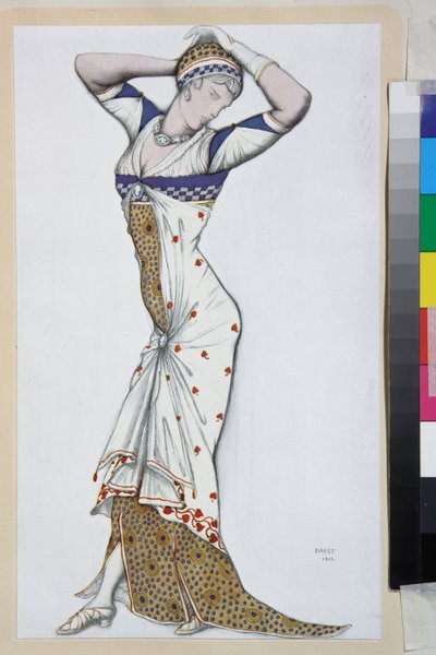 Modern bir elbisenin tasarımı - Leon Bakst