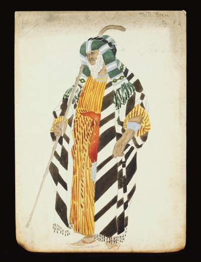 "Suite Arabe"den bir dansçı için kostüm tasarımı by Leon Bakst