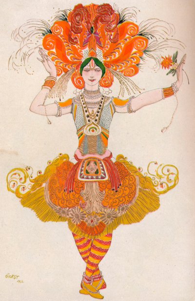 Ateşkuşu, 1922, 1923 by Leon Bakst