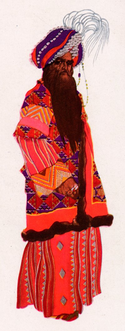 Le Sultan Samarcande, 1922, 1923 by Leon Bakst