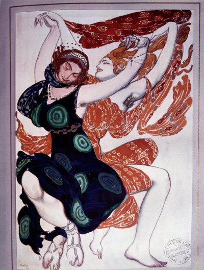 Les bacchantes koreografisi Vaslav Nijinski