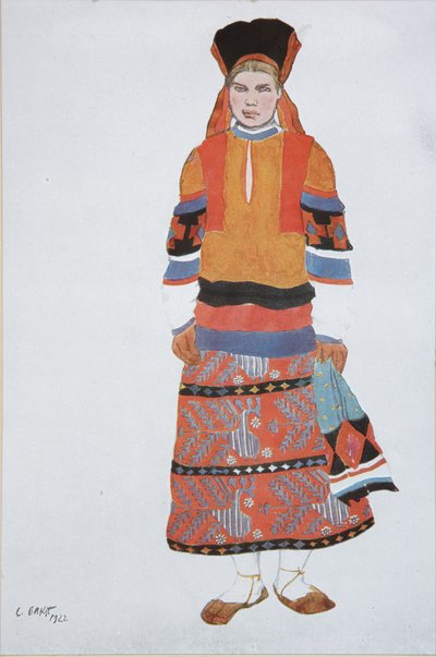 Köylü kadın. Paris