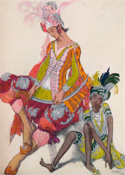 Prens ve Köle Revant, 1922, 1923 by Leon Bakst