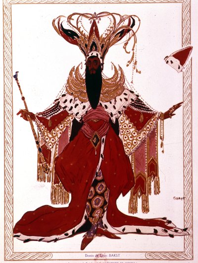Richard Strauss "" Joseph Efsanesi "" Paris Operası, Mayıs 1914. Kostüm Leon Bakst tarafından by Leon Bakst