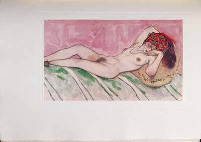 Uyuyan Sultanların Karısı, 1916 by Leon Bakst