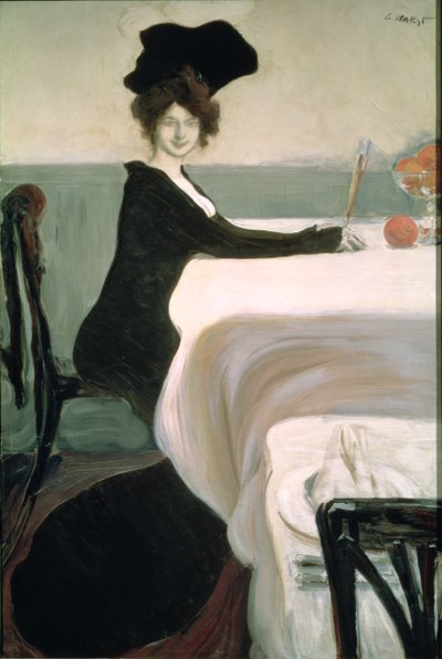 Akşam yemeği by Leon Bakst