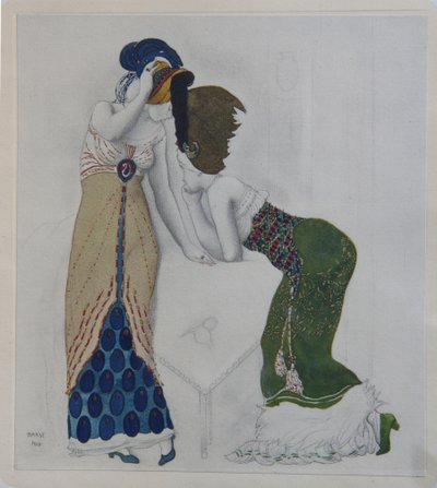 Doğu Elbiseli Kadın, 1910 by Leon Bakst