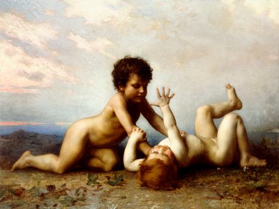 Savaşan Çocuklar, 1889 by Leon Bazile Perrault