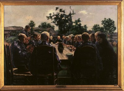 Cenaze Yemeği by Leon Henri Marie Frederic