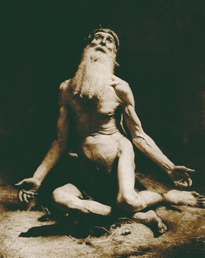 İş (fotogravür) by Leon Joseph Florentin (after) Bonnat
