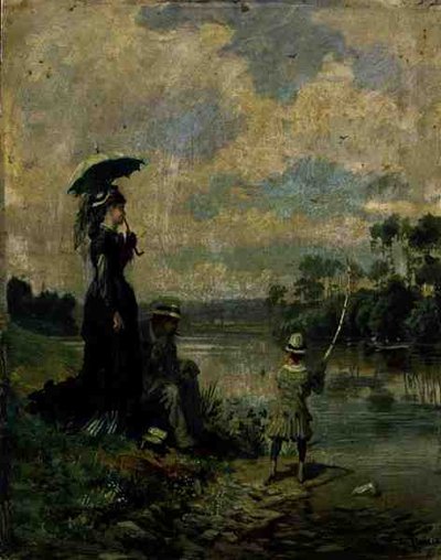 Balıkçılık Partisi by Leon Joseph Voirin