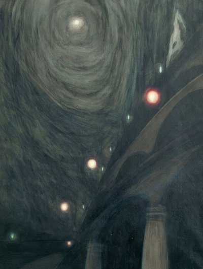 L.Spilliaert, Ay Işığı by Leon Spilliaert