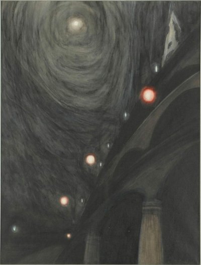 Ay Işığı ve Işık, c. 1909. by Leon Spilliaert