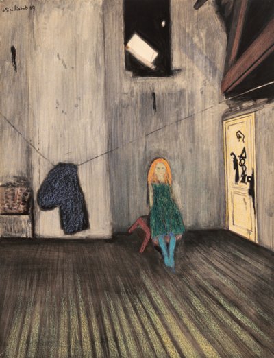 Tek Başına, 1909. by Leon Spilliaert