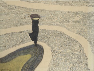 Kıyıdaki Kadın, 1910. by Leon Spilliaert
