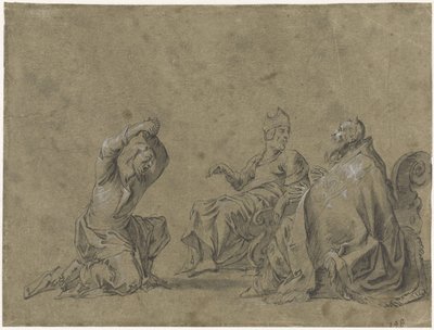 Yahuda gümüş parçalarını geri getiriyor by Leonaert Bramer