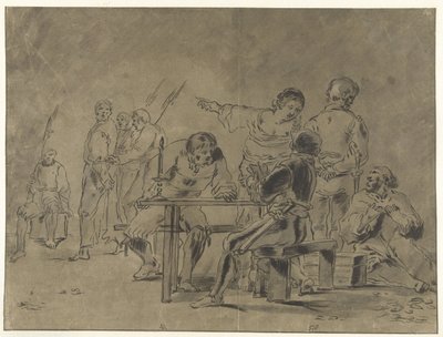 Peter Mesih'i reddediyor by Leonaert Bramer