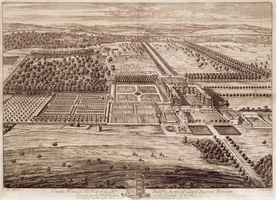 Jan Kip (c.1652-1722) 1702 (gravür) tarafından oyulmuş Doğu