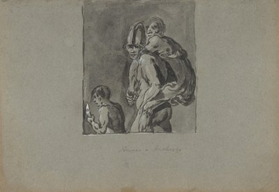 Aeneas ve Anchises, 1611-74 by Leonard Bramer