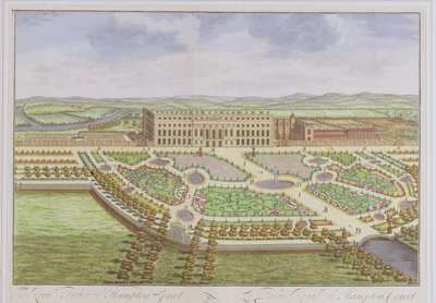 Hampton Court Kraliyet Sarayı, Johannes Kip (c.1652-1722) tarafından oyulmuş 