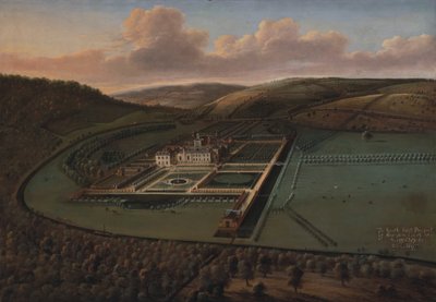 Hampton Court, Herefordshire Güneydoğu Prospekt by Leonard Knyff