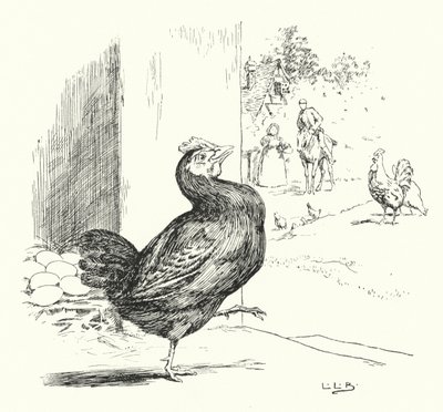 Higgly Piggly, benim kara tavuğum (gravür) by Leonard Leslie Brooke