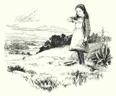 Hanım kuşu, hanım kuşu, eve uçun (gravür) by Leonard Leslie Brooke