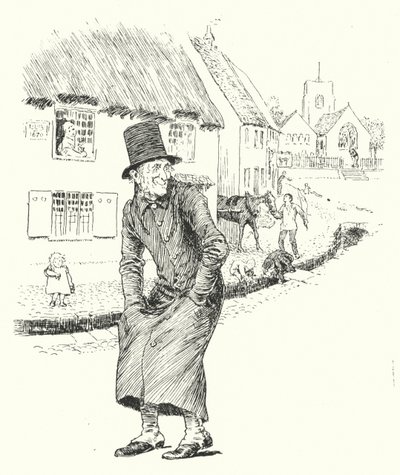Yaşlı Abram Brown öldü ve gitti, Onu bir daha asla görmeyeceksin (gravür) by Leonard Leslie Brooke