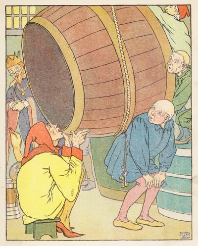 Altın Kaz (renkli taş baskı) by Leonard Leslie Brooke