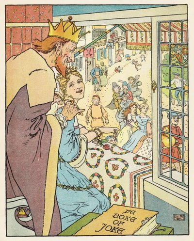 Altın Kaz (renkli taş baskı) by Leonard Leslie Brooke