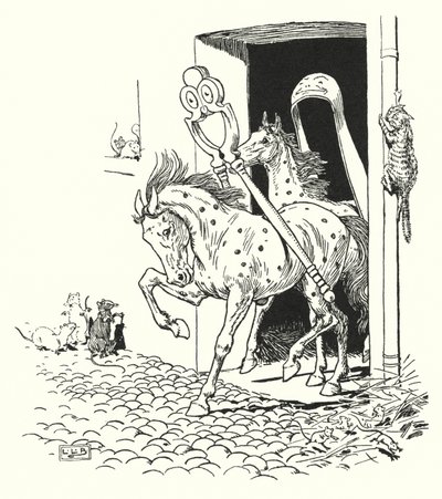 Fındıkkıranlar ve Şeker maşası (lito) by Leonard Leslie Brooke