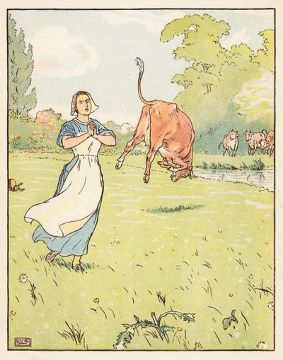 Tom Thumb (renkli taş baskı) by Leonard Leslie Brooke