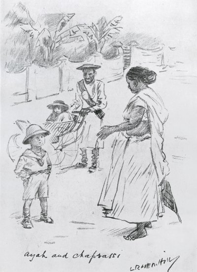 Ayah ve Peon by Leonard Raven Hill