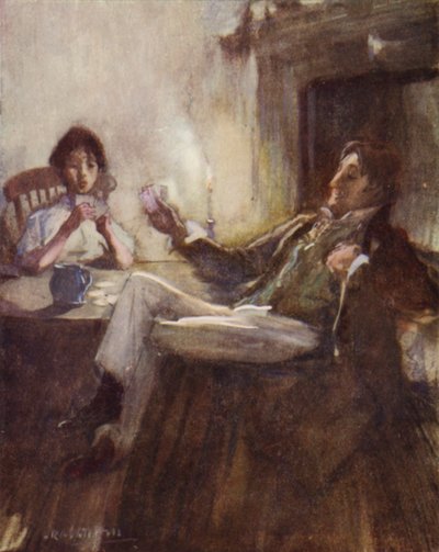Dick Swiveller ve Markiz by Leonard Raven Hill