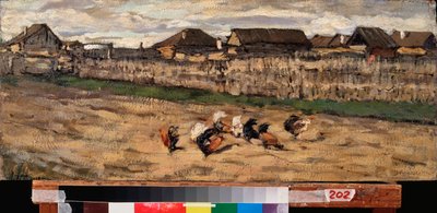 Bahar Rüzgarı - Leonard Viktorovich Turzhansky (Tourjanski) (1875-1945), karton üzerine yağlı boya çizimi by Leonard Viktorovich Turzhansky