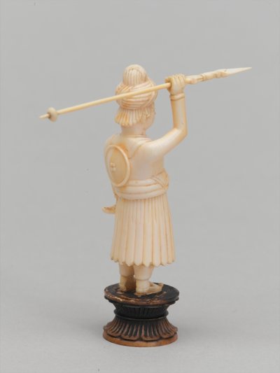 Siyah piyon, satranç taşı, Hindistan, 1820 dolaylarında by Leonard Wells Volk