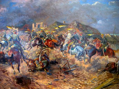 Polonyalı Uhlanların Sloutsk yakınlarında Bolşeviklere saldırısı, 1919
