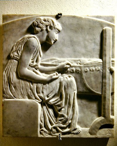 Annelik, beşik by Leonardo Bistolfi